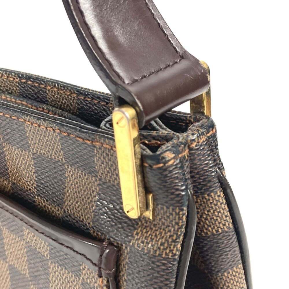 LOUIS VUITTON Authentic Brown Damier Canvas Shoulder Bag - Picture 8 of 13